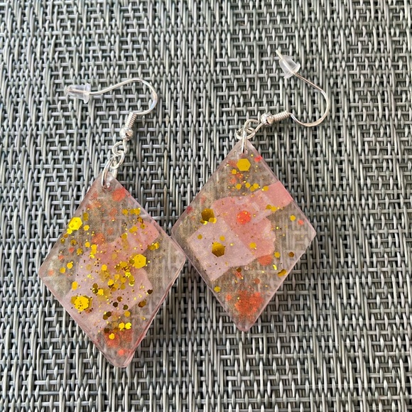 #1 Fan Sports Handmade Earrings Size Medium - Picture 9 of 9